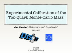 Experimental Calibration of the Top-Quark Monte