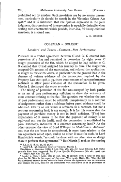 Melbourne University Law Review prohibited act by another