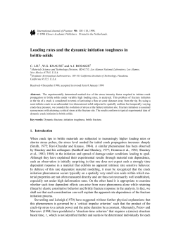 Loading Rates and the Dynamic Initiation Toughness in Brittle Solids