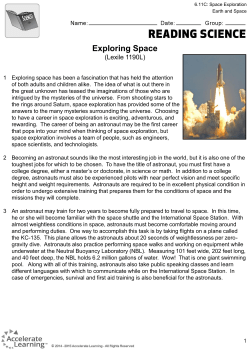 Exploring Space