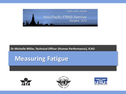 Measuring Fatigue