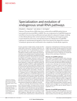 Carrington, James C. Nature Reviews Genetics