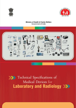 Technical Specifications of Medical Devices for Laboratory and