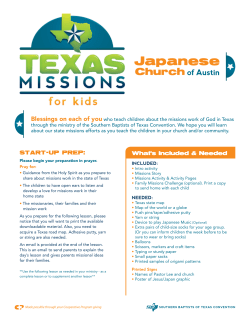 Japanese - Southern Baptists of Texas Convention