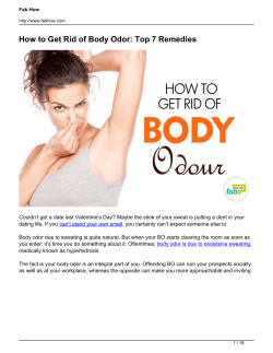 How to Get Rid of Body Odor: Top 7 Remedies