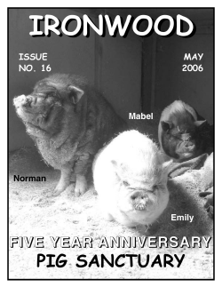 May 2006 NewsletterFNL - Ironwood Pig Sanctuary