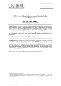 BTA`s Cool Britannia: British national identity in the