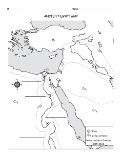 Ancient Egypt Map Activity