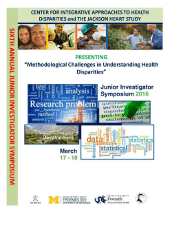Center for Integrative Approaches to Health Disparities