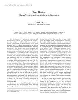 Book Review - Traveller, Nomadic and Migrant Education