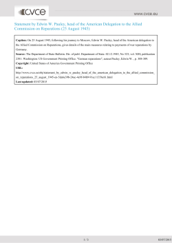 Statement by Edwin W. Pauley, head of the American