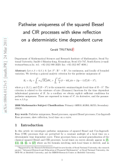 Pathwise uniqueness of the squared Bessel and
