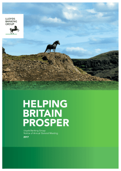 HELPING BRITAIN PROSPER