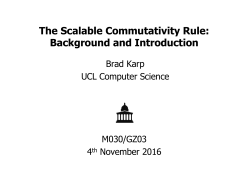 Commuter Background and Intro