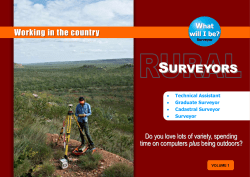 Rural surveyors brochure - Board of Surveying and Spatial