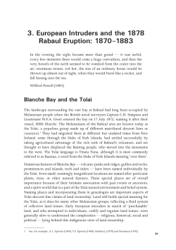 3. European Intruders and the 1878 Rabaul Eruption: 1870&ndash;1883