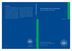 on the practice of queuing