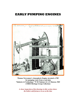 early pumping engines - hevac