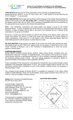 Notice of Passing - ZBA 05/17