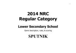 2014 NRC Regular Category SPUTNIK
