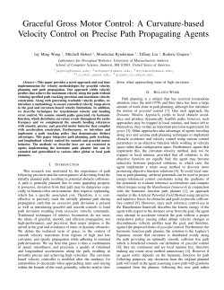 Graceful Gross Motor Control: A Curvature
