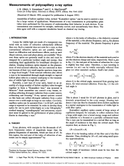 Measurements of polycapillary x-ray optics