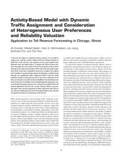 Activity-Based Model with Dynamic Traffic Assignment and
