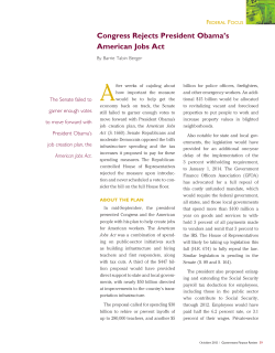 Congress Rejects President Obama`s American Jobs Act
