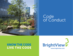 Code of Conduct