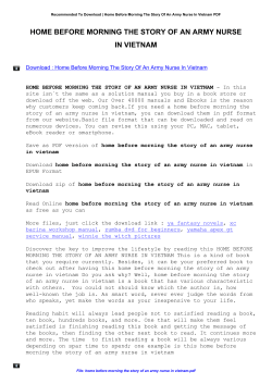 Home Before Morning The Story Of An Army Nurse In Vietnam