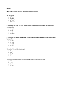Physics - 1. LF UK