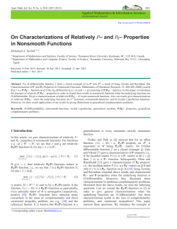 On Characterizations of Relatively P&ndash; and P0&ndash; Properties in