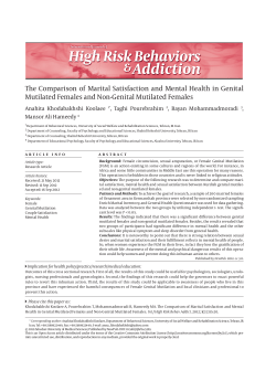 Full Text  - International Journal of High Risk Behaviors and