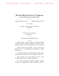Al Bahlul v. United States, No. 11-1324, 767 F.3d 1 (D.C. Cir. 2014)
