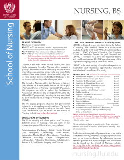 School of Nursing - Loma Linda University