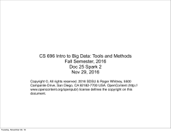 Spark 2 - Roger Whitney