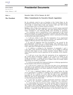 Executive Order 13770