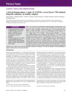 A first-in-human phase 1 study of ACE910, a novel