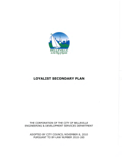 loyalist secondary plan