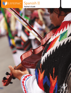 Spanish II Teacher`s Guide