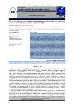 The impact of negative social media communication, boycott