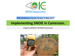 Angeline MODJO K_SNOIE in Cameroon
