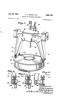 June 22` 1954 H. v. ADAMS ETAL 2,681,735`