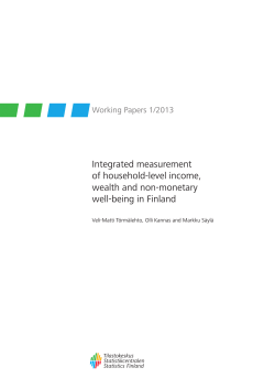 Integrated measurement of household