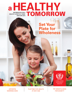 MAr/Apr 2016 - Loma Linda University Medical Center