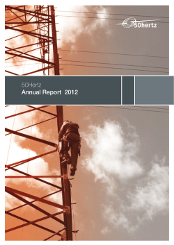 50Hertz Annual Report 2012