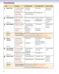 Active Skills for Reading 2 Scope and Sequence
