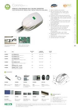 SEA Automatic Gate Openers - Automation for gates, doors and