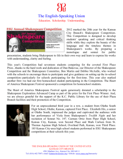 February 13, 2009 - English-Speaking Union of the United States