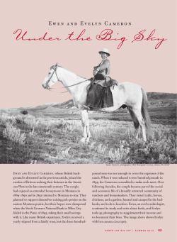 Ewen and Evelyn Cameron - Women`s History Matters